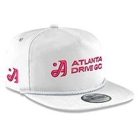 Men's New Era  White Atlanta Drive GC Adjustable Golfer Hat