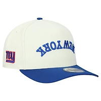 Men's New Era  Cream New York Giants Upside Down 9FIFTY A-Frame Snapback Hat