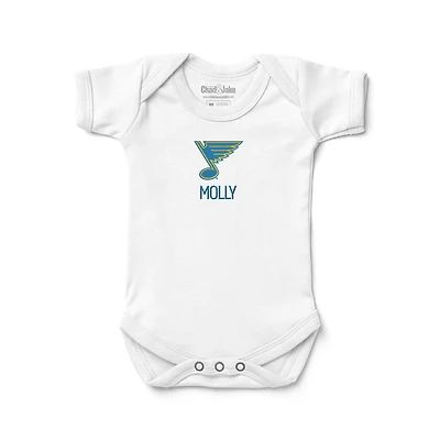 Newborn & Infant Chad Jake St. Louis Blues Personalized Bodysuit