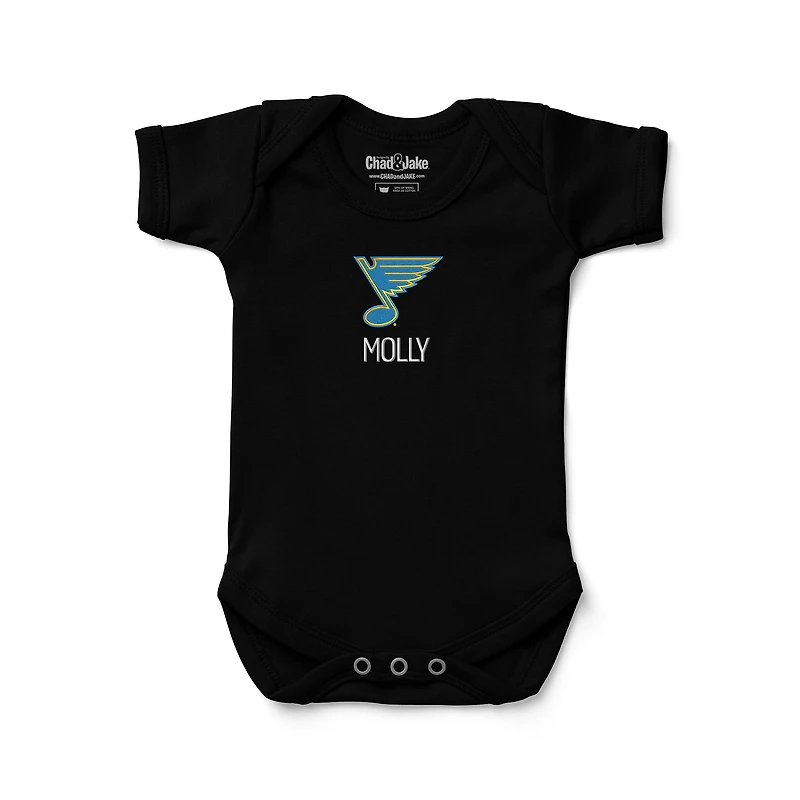 Newborn & Infant Chad Jake St. Louis Blues Personalized Bodysuit