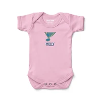 Newborn & Infant Chad Jake Light St. Louis Blues Personalized Bodysuit