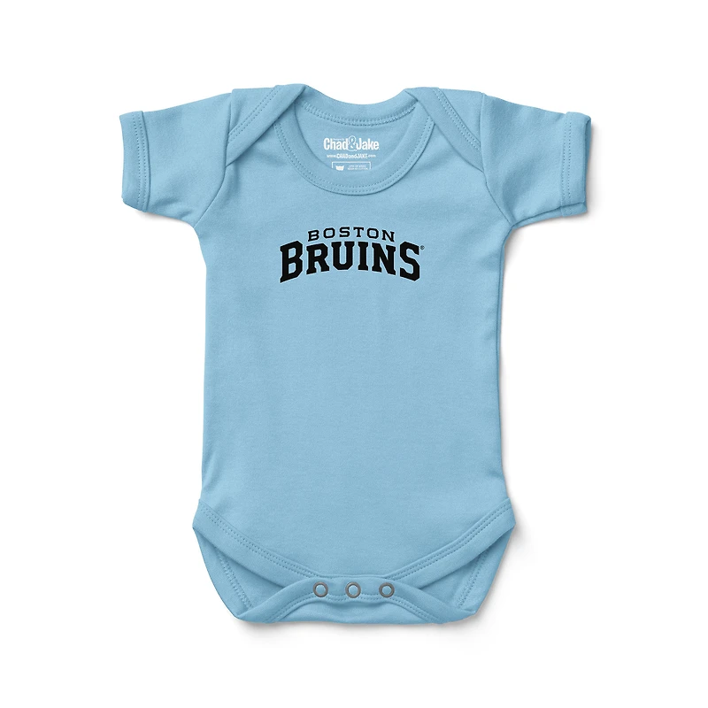 Newborn & Infant Chad Jake Light Blue Boston Bruins Bodysuit