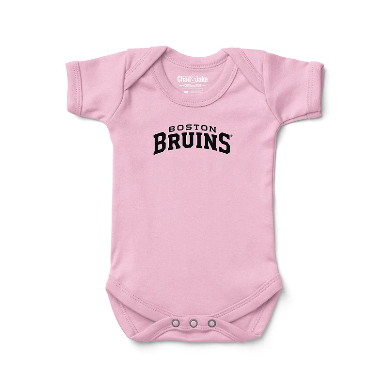 Newborn & Infant Chad Jake Light Boston Bruins Bodysuit