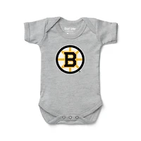 Newborn & Infant Chad Jake Heather Gray Boston Bruins Bodysuit
