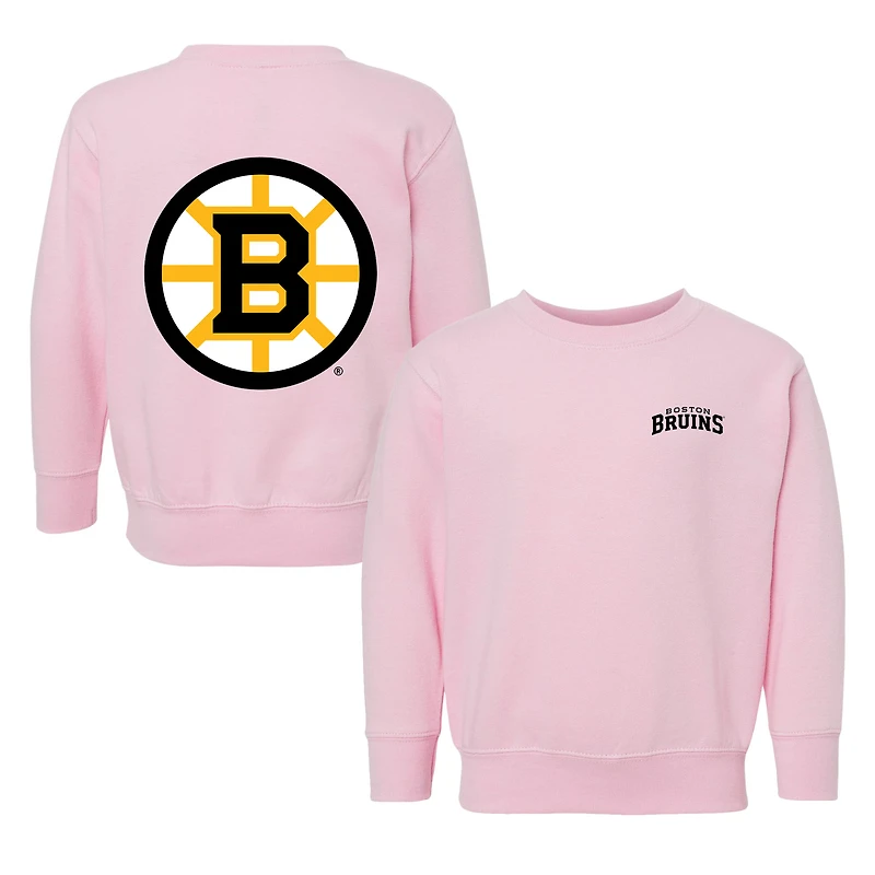 Toddler Chad & Jake Pink Boston Bruins Pullover Sweatshirt