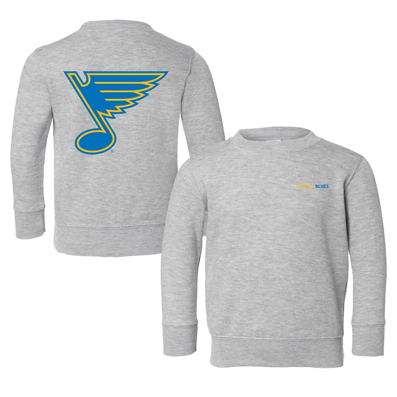 Toddler Chad & Jake Heather Gray St. Louis Blues Pullover Sweatshirt