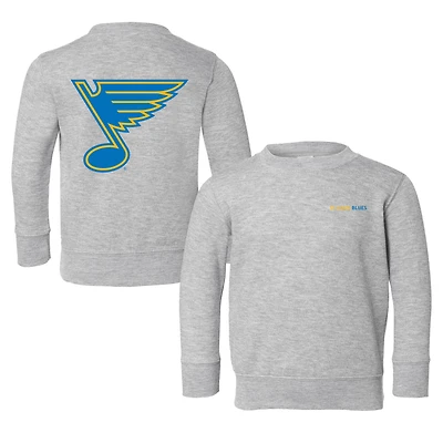 Toddler Chad & Jake Heather Gray St. Louis Blues Pullover Sweatshirt