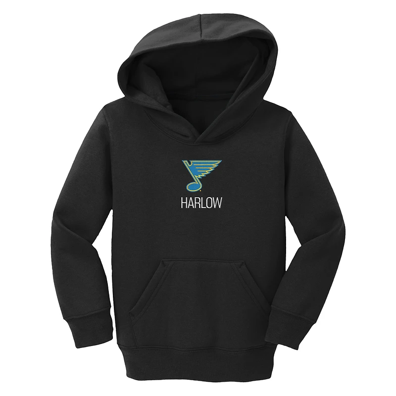 Toddler Chad & Jake Black St. Louis Blues Pullover Hoodie