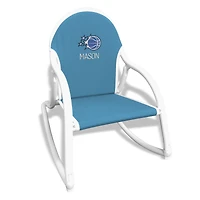 Chad & Jake Light Blue Orlando Magic Personalized Rocking Chair