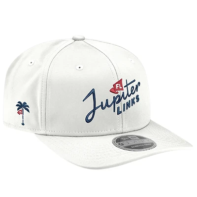 New Era White Jupiter Links Golf Club Team 9SEVENTY Adjustable Hat