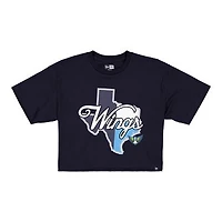 Women's New Era Navy Dallas Wings 2026 WNBA Draft Hometown Boxy T-Shirt