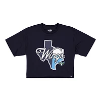 Women's New Era Navy Dallas Wings 2026 WNBA Draft Hometown Boxy T-Shirt