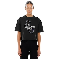 Women's New Era Black Golden State Valkyries 2026 WNBA Draft Hometown Boxy T-Shirt