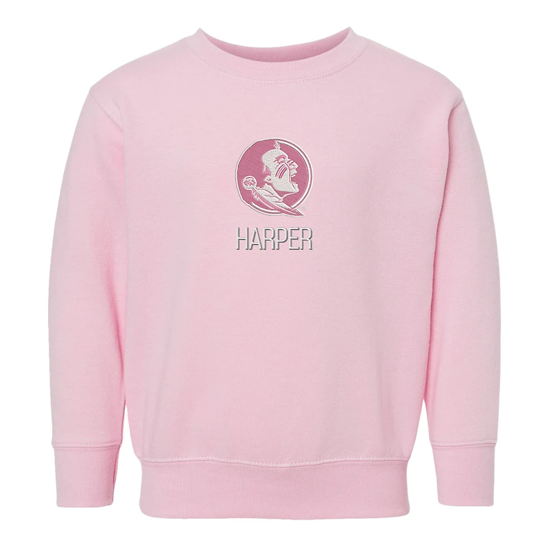 Toddler Chad & Jake Florida State Seminoles Personalized Crewneck Sweatshirt