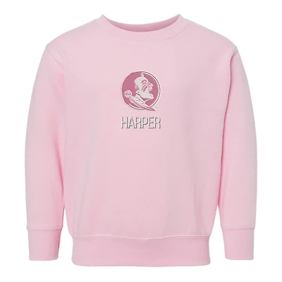 Toddler Chad & Jake Florida State Seminoles Personalized Crewneck Sweatshirt