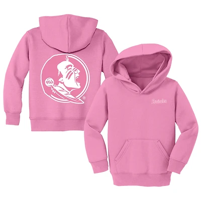 Toddler Chad & Jake  Pink Florida State Seminoles Logo Hoodie