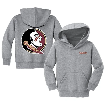 Toddler Chad & Jake  Heather Gray Florida State Seminoles Logo Hoodie