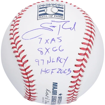 Scott Rolen St. Louis Cardinals Autographed Hall of Fame Logo Baseball with Multiple Inscriptions