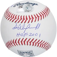 Dave Winfield New York Yankees Autographed Hall of Fame Logo Baseball with Multiple Inscriptions