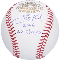 Scott Rolen St. Louis Cardinals Autographed 2006 World Series Logo Baseball with "2006 WS Champs" Inscription