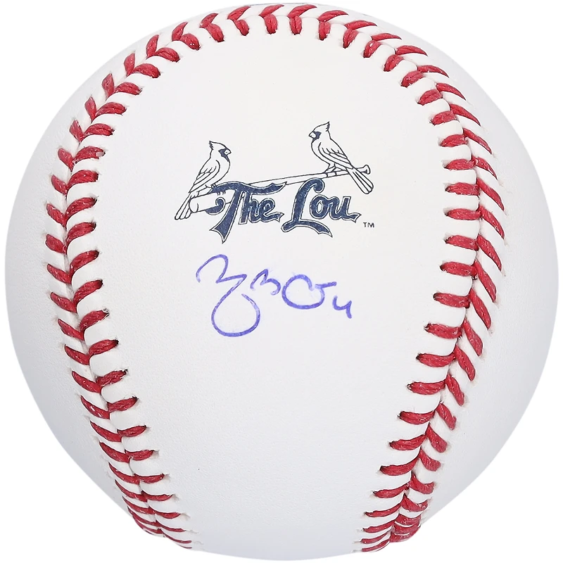 Yadier Molina St. Louis Cardinals Autographed City Connect Logo Baseball