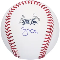 Yadier Molina St. Louis Cardinals Autographed City Connect Logo Baseball