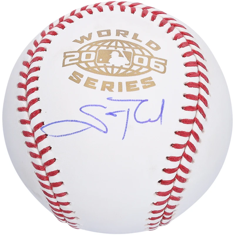 Scott Rolen St. Louis Cardinals Autographed 2006 World Series Logo Baseball