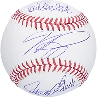 Mike Piazza, Carlton Fisk and Johnny Bench Autographed Baseball - Limited Edition of 25