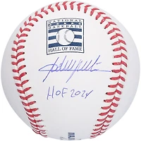 Adrian Beltre Texas Rangers Autographed Hall of Fame Logo Baseball with "HOF 2024" Inscription