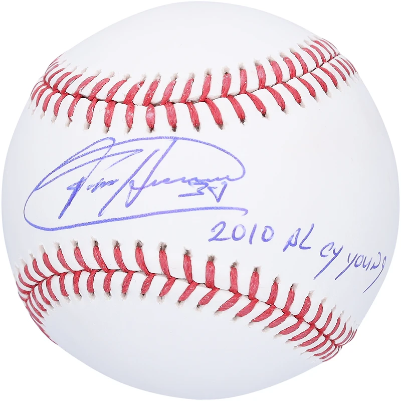 Felix Hernandez Seattle Mariners Autographed Baseball with "2010 AL CY Young" Inscription