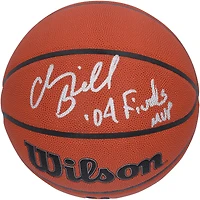 Chauncey Billups Detroit Pistons Autographed Wilson Authentic Series Indoor/Outdoor Basketball with "04 Finals MVP" Inscription