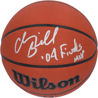 Chauncey Billups Detroit Pistons Autographed Wilson Authentic Series Indoor/Outdoor Basketball with "04 Finals MVP" Inscription