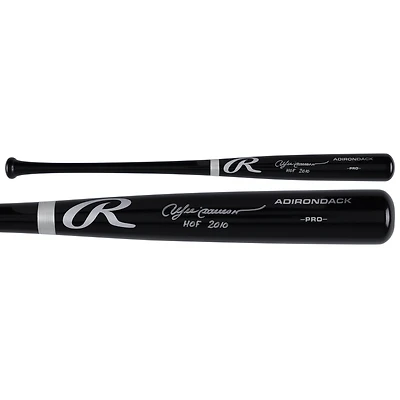 Andre Dawson Chicago Cubs Autographed Black Rawlings Pro Bat with "HOF 2010" Inscription