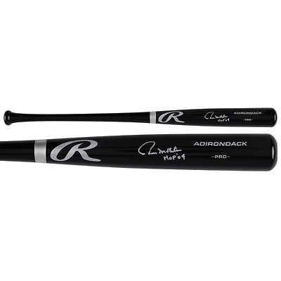 Paul Molitor Milwaukee Brewers Autographed Black Rawlings Pro Bat with "HOF 04" Inscription