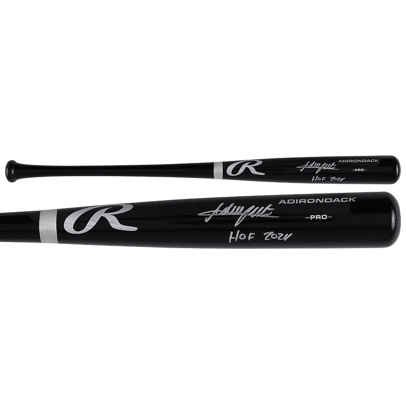 Adrian Beltre Texas Rangers Autographed Black Rawlings Pro Bat with "HOF 2024" Inscription