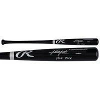 Adrian Beltre Texas Rangers Autographed Black Rawlings Pro Bat with "HOF 2024" Inscription