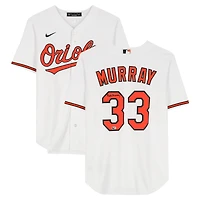 Eddie Murray Baltimore Orioles Autographed White Nike Replica Jersey