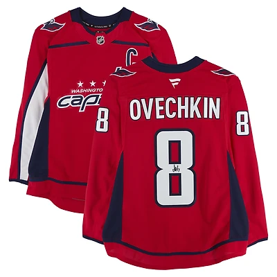Alexander Ovechkin Washington Capitals Autographed Red Fanatics Authentic Pro Jersey