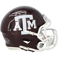Johnny Manziel Texas A&M Aggies Autographed Riddell Maroon Speed Mini Helmet