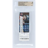 Julio Rodriguez Seattle Mariners Autographed MLB Debut Beckett Fanatics Witnessed Authenticated Gem Mint 10 Ticket from April 8, 2022