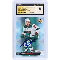 Kirill Kaprizov Minnesota Wild Autographed 2020-21 Upper Deck Extended Series HoloGrFx Rookies #HG-1 CGC Fanatics Witnessed Authenticated 9/10 Rookie Card