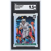 Maxx Crosby Las Vegas Raiders 2024 Panini Donruss Optic Downtown #23 SGC Authenticated 9.5 Card
