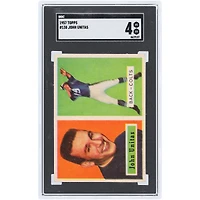 Johnny Unitas Baltimore Colts 1957 Topps #138 SGC Authenticated 4 Rookie Card