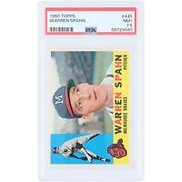 Warren Spahn Milwaukee Braves 1960 Topps #445 PSA Authenticated 7.5 Card
