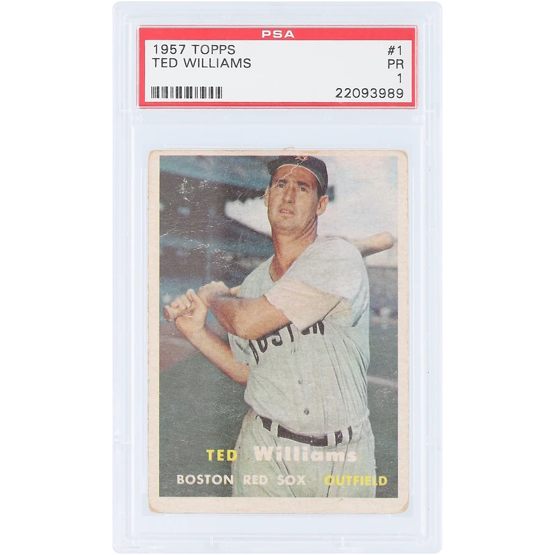 Ted Williams Boston Red Sox 1957 Topps #1 PSA Authenticated 1 Card