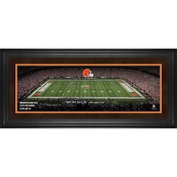 Cleveland Browns Framed 10" x 30" Huntington Bank Field Panoramic Photograph
