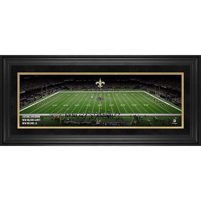 New Orleans Saints Framed 10" x 30" Caesars Superdome Panoramic Photograph