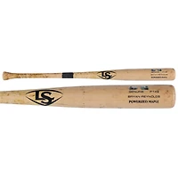 Bryan Reynolds Pittsburgh Pirates Game-Used Tan Louisville Slugger Broken Bat vs. Arizona Diamondbacks on July 25, 2025