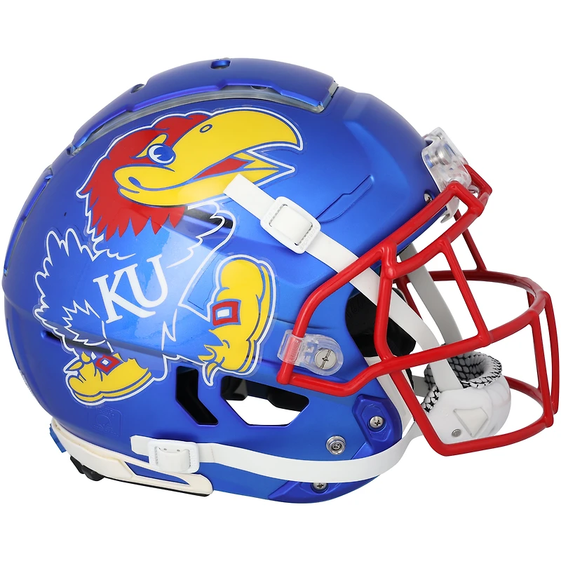 Kansas Jayhawks Team-Issued Royal Helmet from the Football Program - NR81044690