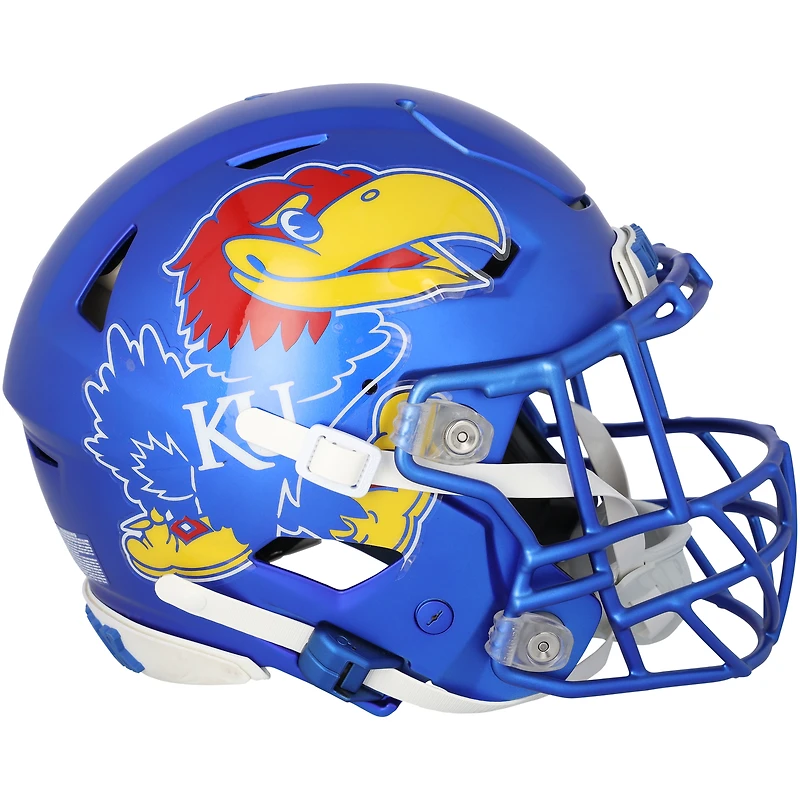 Kansas Jayhawks Team-Issued Royal Helmet from the Football Program